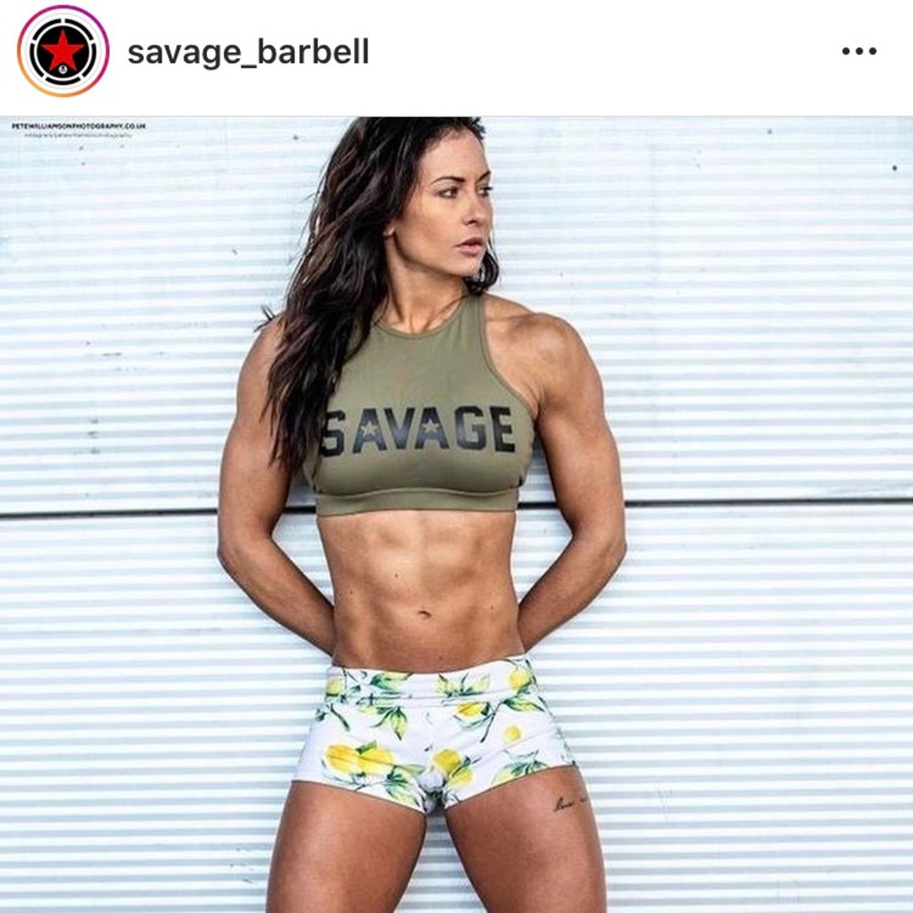 Brand new savage barbell booty shorts!
